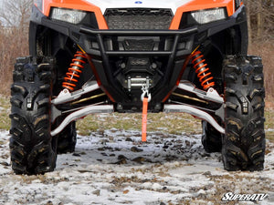 SuperATV Polaris General High-Clearance A-Arms, mounted view