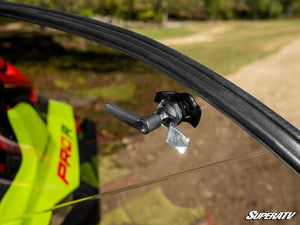 SuperATV Polaris RZR Pro R Hard Cab Upper Doors, detail view