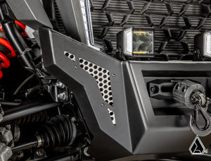 Assault Industries RZR Pro XP Winch-Ready Aluminum Bumper, side view