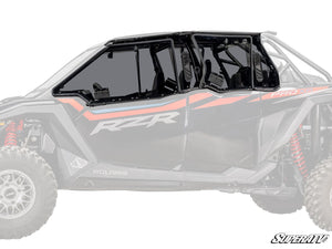 SuperATV Polaris RZR Pro XP 4 / Pro S 4 Hard Cab Upper Doors, front view