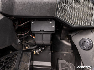 Polaris RZR Pro R in-dash heater fan control detail