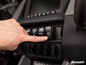 Super ATV RZR Pro R in-dash heater mounted in the dash