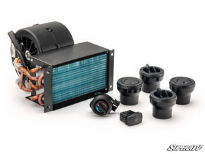 Super ATV RZR Pro XP in-dash cab heater installed in the dash