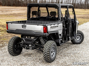 SuperATV rear windshield on a Polaris Ranger XD 1500, alternate angle