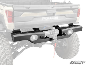 SuperATV Polaris Ranger 1000 / XP 1000 / Kinetic Rear Winch Bumper, front view