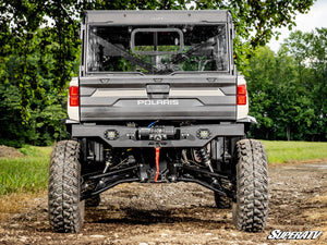 SuperATV Polaris Ranger 1000 / XP 1000 / Kinetic Rear Winch Bumper, angle view