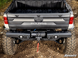 SuperATV Polaris Ranger 1000 / XP 1000 / Kinetic Rear Winch Bumper, installed view