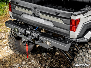SuperATV Polaris Ranger 1000 / XP 1000 / Kinetic Rear Winch Bumper, alternate angle