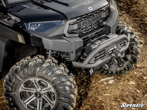 SuperATV Polaris Ranger 1000 / XP 1000 Low-Profile Front Bumper, mounted view
