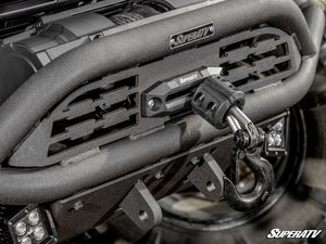SuperATV Polaris Ranger 1000 / XP 1000 Low-Profile Front Bumper, alternate angle