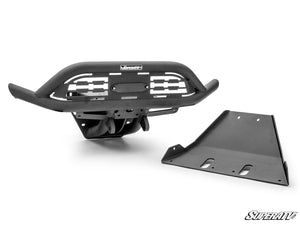 SuperATV Polaris Ranger 1000 / XP 1000 Low-Profile Front Bumper, close-up view