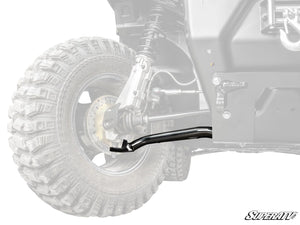 SuperATV Polaris Ranger 500 High-Clearance 1-5/8" Forward Lower A-Arms, front view