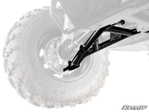 SuperATV Polaris Ranger SP 570 High-Clearance Forward Offset Lower A-Arms, front view