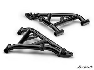 SuperATV Polaris Ranger SP 570 High-Clearance Forward Offset Lower A-Arms, mounted view
