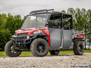 SuperATV Polaris Ranger XP 570 Crew HDPE Half Doors, angle view