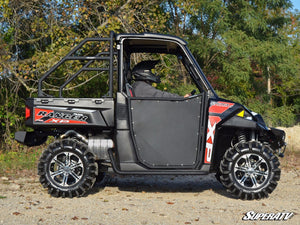 SuperATV Polaris Ranger XP 900 / XP 570 / Diesel Rock Slider Nerf Bars, angle view
