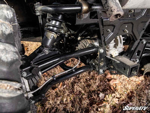 SuperATV Polaris Ranger 570 High Clearance 1.5" Rear Offset A-Arms, mounted view