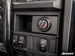 Polaris Ranger XD 1500 in-dash heater vents and controls for cab warmth