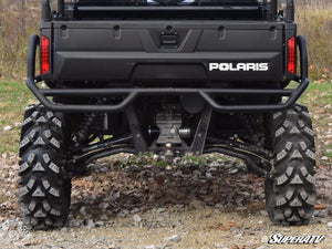 SuperATV Polaris Ranger Rear Extreme Bumper with Side Bed Guards, alternate angle