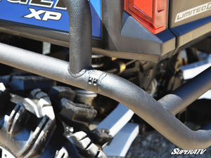 SuperATV Polaris Ranger Rear Extreme Bumper with Side Bed Guards, detail view