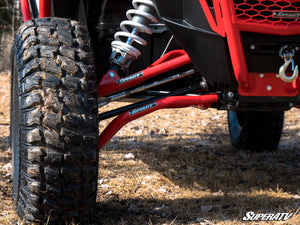 SuperATV RZR XP 1000 high-clearance A-arms built from 1.25 inch tubing, larger than stock