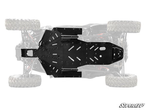 SuperATV Polaris RZR XP Full Skid Plate, angle view