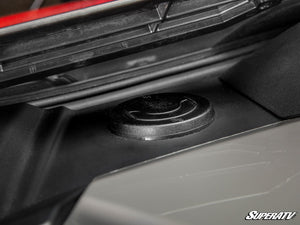 Polaris RZR XP cab heater ducting and vents behind the dash