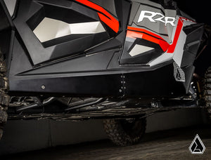 Assault Industries Polaris RZR XP 4 1000 / XP 4 Turbo Rock Sliders, angle view