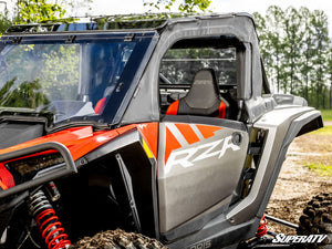 SuperATV Polaris RZR XP / XP S Primal Soft Upper Doors, side view