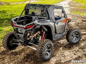SuperATV Polaris RZR XP / XP S Primal Soft Upper Doors, installed view
