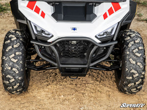 SuperATV Polaris RZR 200 Front Bumper, angle view