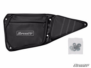 SuperATV Polaris RZR Door Bags for Stock Doors, angle view