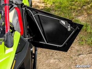 SuperATV Polaris RZR Pro XP / Pro R / Turbo R Aluminum Doors, mounted view