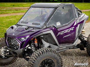 SuperATV Polaris RZR Pro R Hard Cab Upper Doors, interior view