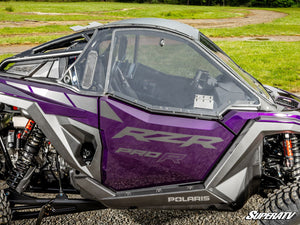 SuperATV Polaris RZR Pro R Hard Cab Upper Doors, cab view