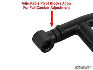 SuperATV Polaris General High-Clearance A-Arms, alternate angle