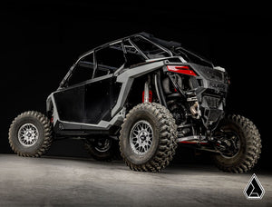 Assault Industries Polaris RZR 4-Seat Rock Sliders, angle view