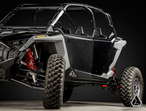Assault Industries Polaris RZR 4-Seat Rock Sliders, front view