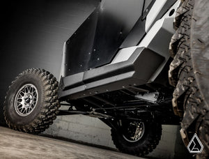 Assault Industries Polaris RZR 4-Seat Rock Sliders, mounted view