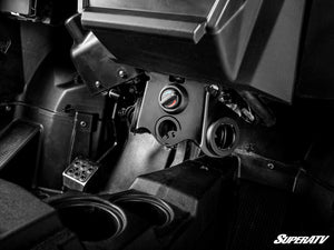 Super ATV RZR Trail S 1000 in-dash cab heater installed