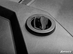 Polaris RZR Trail S 1000 in-dash heater fan control detail
