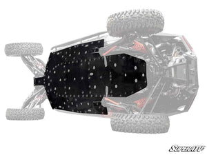 SuperATV Polaris RZR Turbo R / Pro S Full Skid Plate, detail view
