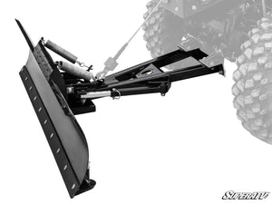SuperATV Polaris RZR 900 Plow Pro snow plow kit installed with 72-inch blade