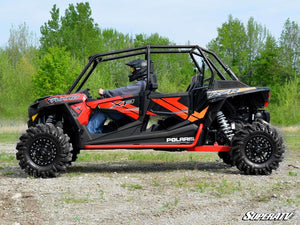 SuperATV Polaris RZR XP 4 Turbo S Rock Sliding Nerf Bars, side view