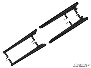 SuperATV Polaris RZR XP 4 Turbo Nerf Bars, mounted view