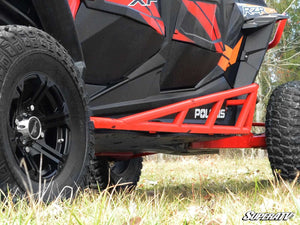 SuperATV Polaris RZR XP 4 Turbo Nerf Bars, installed view