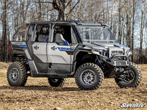 Polaris Xpedition vented glass windshield sealed to the cage with secure seal