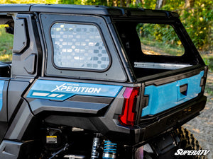 Polaris Xpedition ADV rear side windows compatible with OEM molle panels