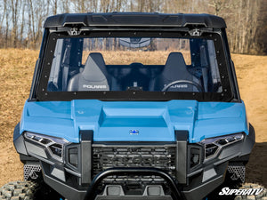 Quarter-inch polycarbonate Xpedition flip windshield with XR Optic hard coating