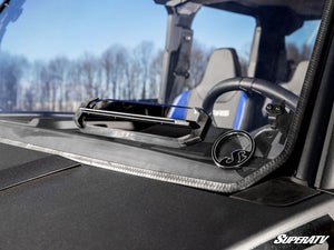 Polaris Xpedition vented windshield dual BreezeRite vents in the open position